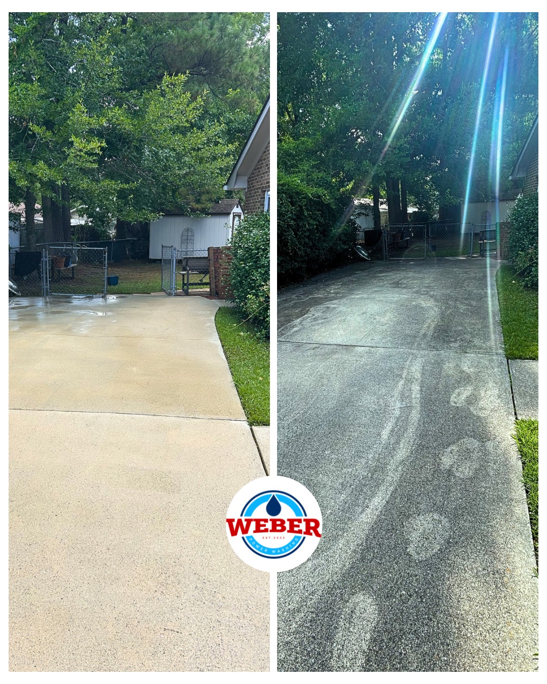Awesome Driveway Cleaning Transformation!